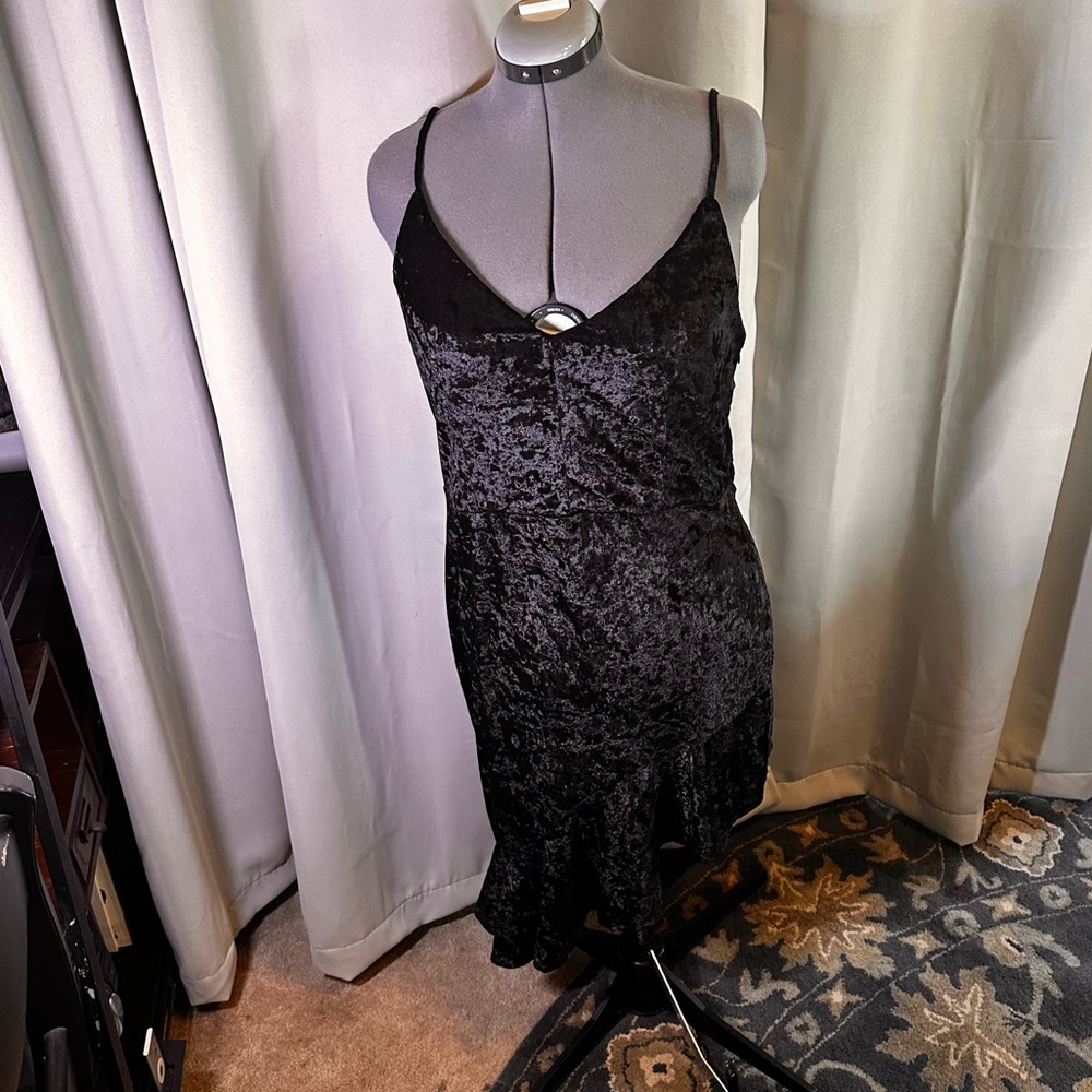 AX PARIS Velvet Sexy Dress